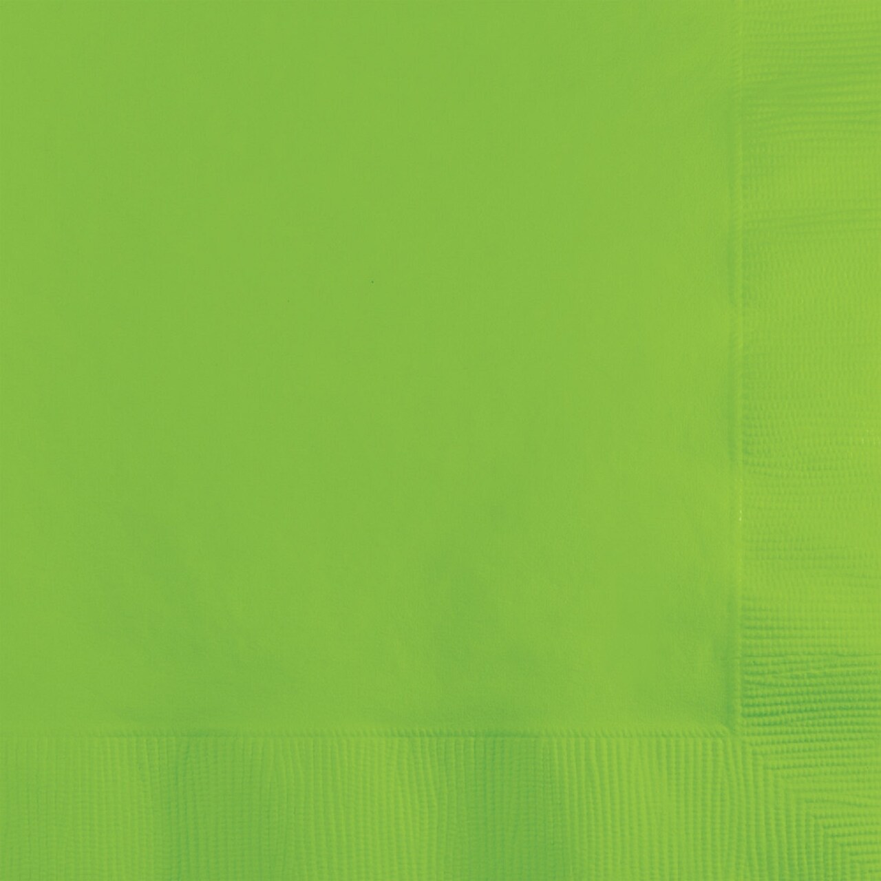 Party Central Disposable Beverage Napkins - 5" - Pear Green - Club Pack of 240